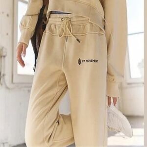 FP Movement by Free People Cream Joggers